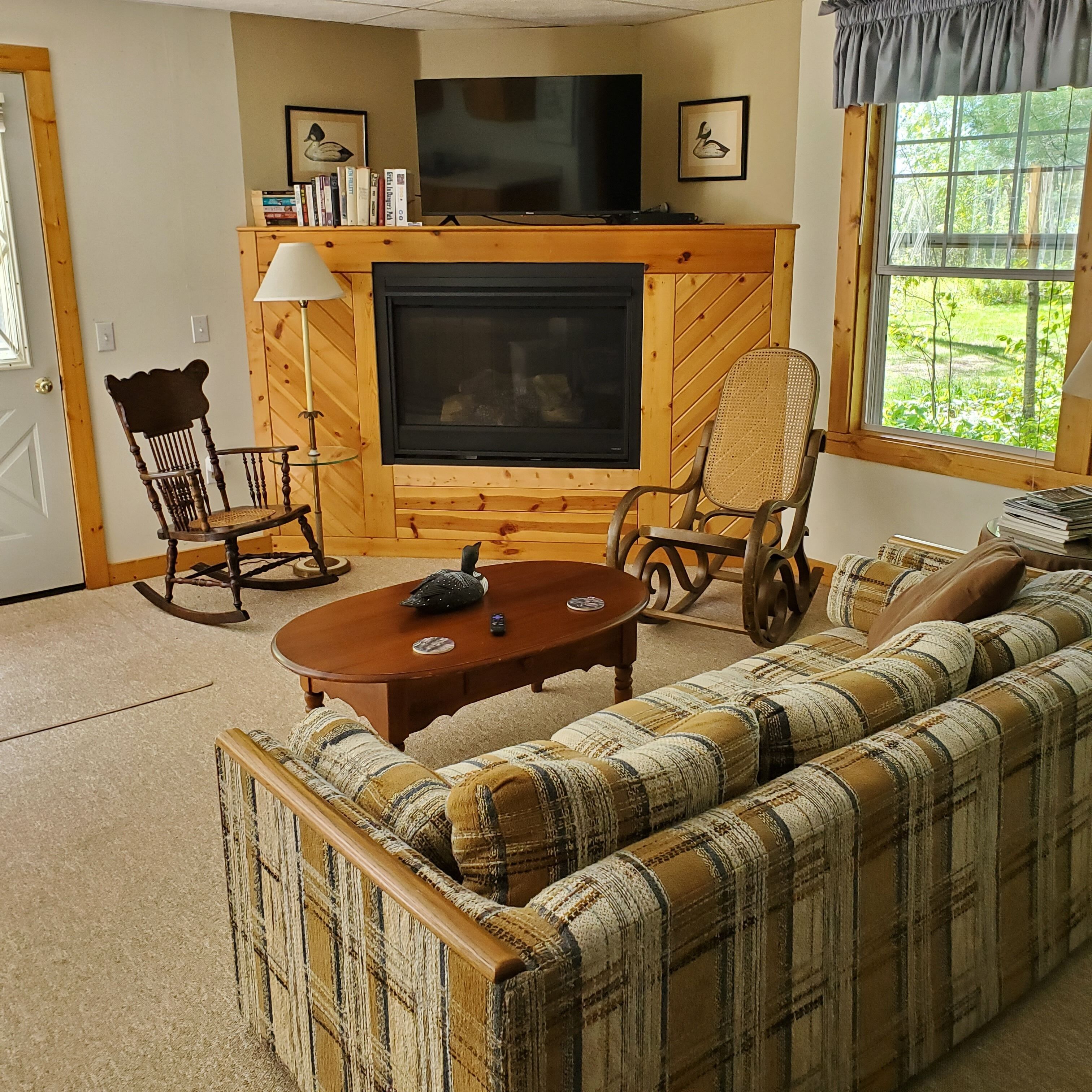 Cozy modern cottage. Lovely grounds. Private dock. Lake Shishebogama!