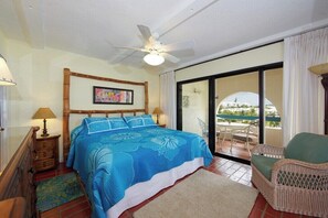 Master Bedroom has a view of the Caribbean Sea