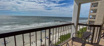 Cherry Grove. 3 bedroom, 3 bath oceanfront condo. Indoor Pool.