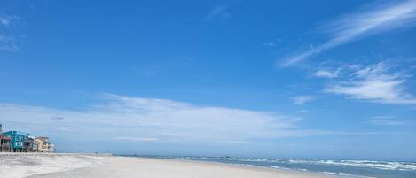 Beach nearby, sun-loungers