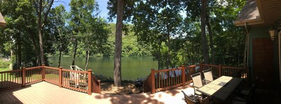 On the banks of the White River with beautiful views and the best fishing area