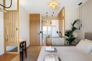 2 slaapkamers, een kluis op de kamer, een strijkplank/strijkijzer