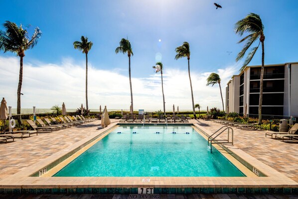 Außenpool, beheizter Pool