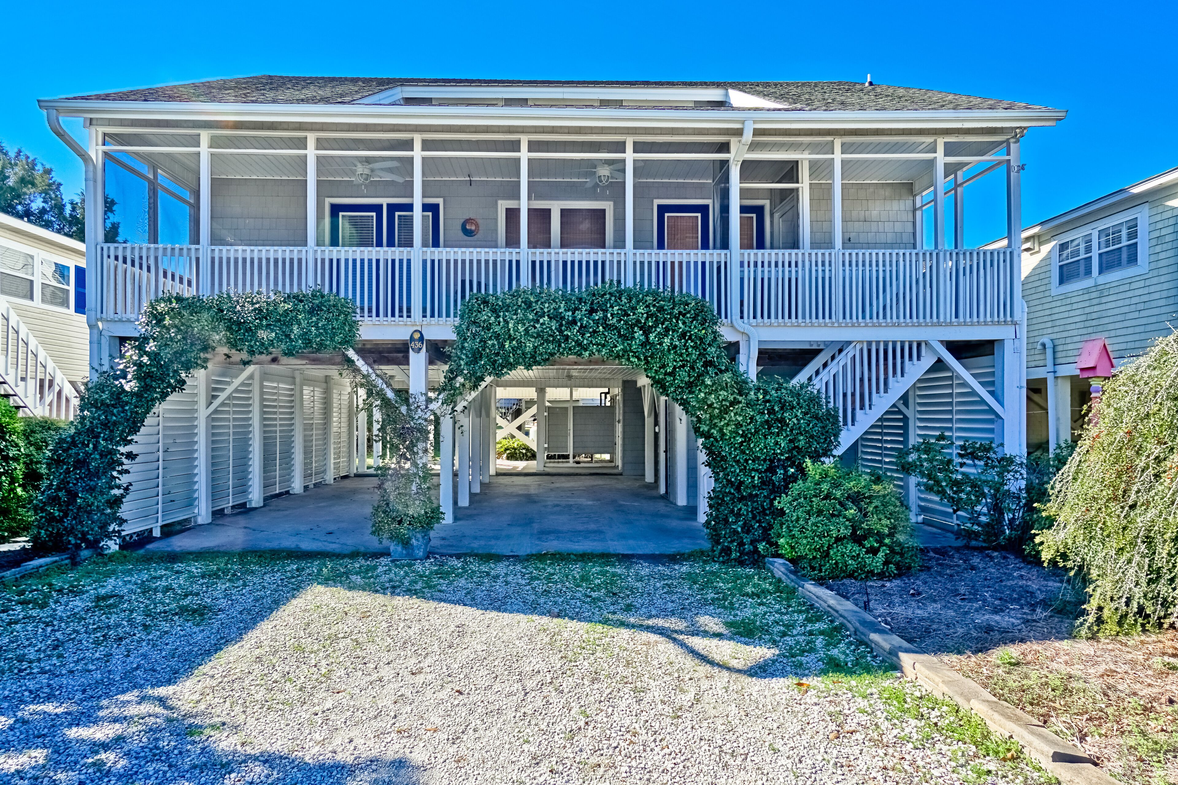 Just steps away from  Sunset Beach surf & sand!