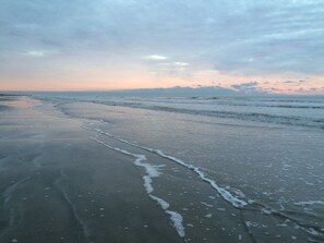 On the beach