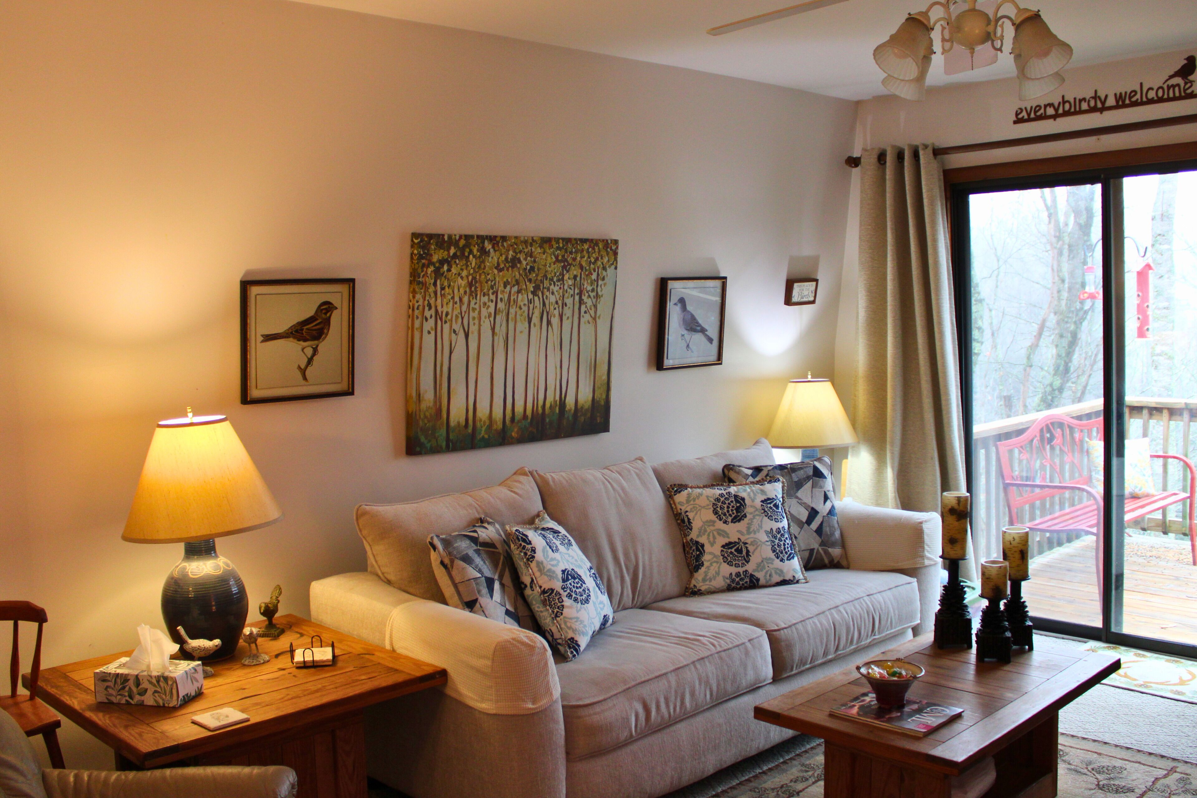 Télévision à écran plat, cheminée