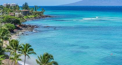 Precioso ático frente al mar, aire acondicionado, 3B / 3ba, condominio más grande en Maui / 2700 pies cuadrados!