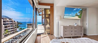  Gorgeous Oceanfront Penthouse, AC, 3B / 3ba, største condo på Maui / 2700 sq ft!