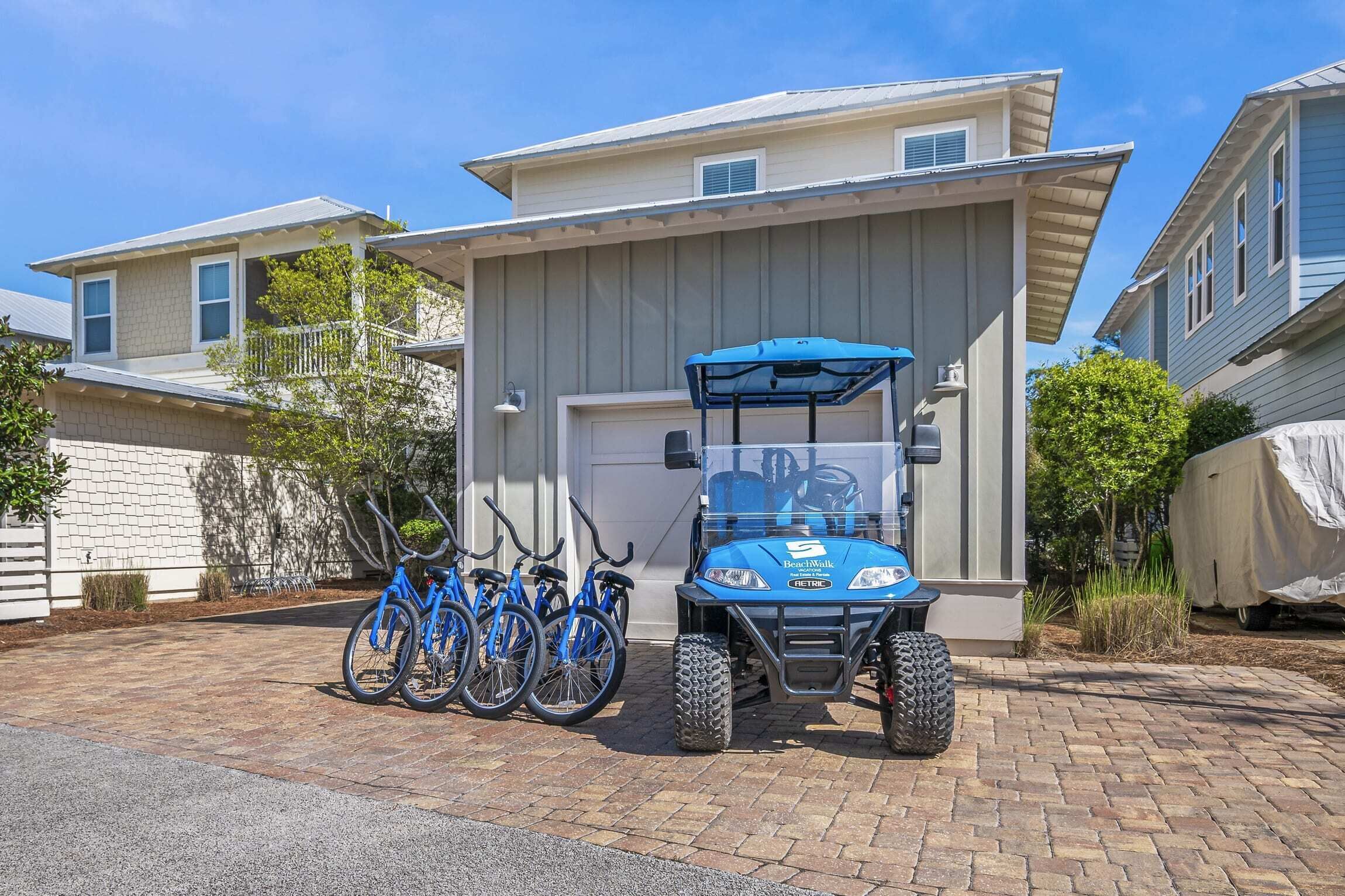 Golf Cart & 4 Bikes! 2 King Beds! Resort Pool! Dates Available! - Longue Vue at