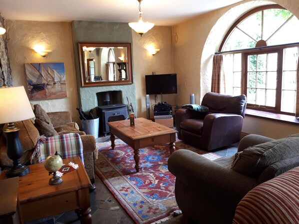 Smart TV, DVD player, toys, books