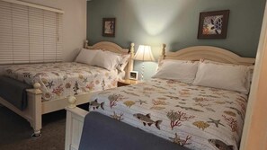 2 bedrooms, iron/ironing board, travel cot, free WiFi