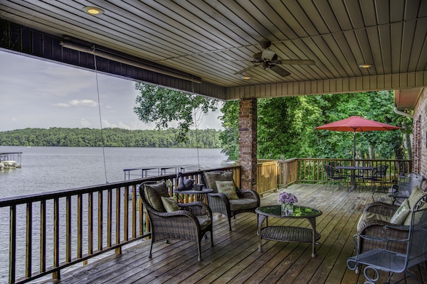 The back deck is a guest FAVORITE.