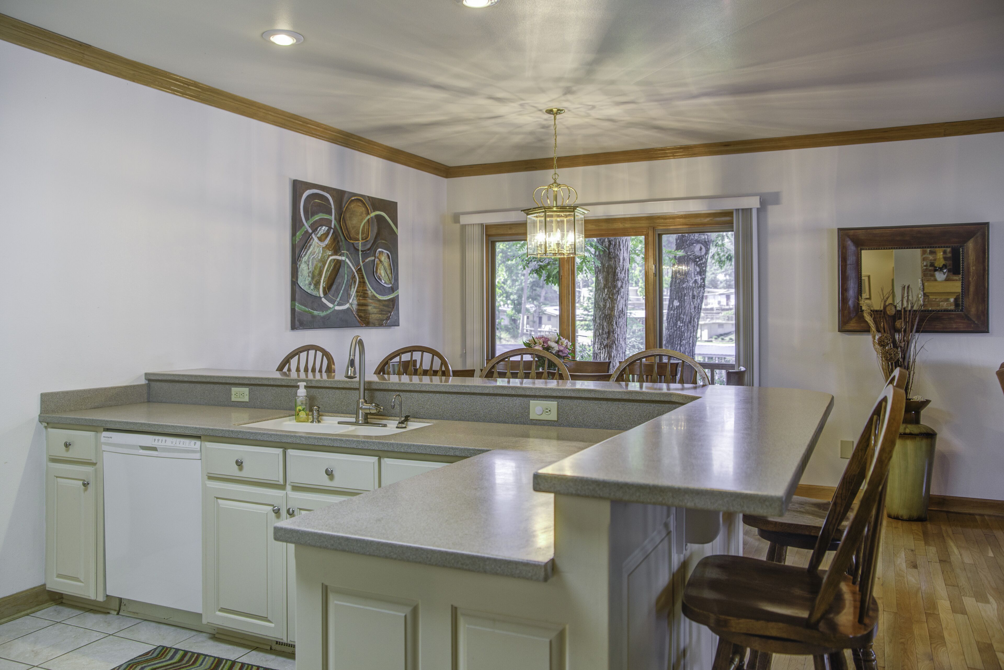 Centrally Located Lake House with a Secluded Feel Boat Slip Included