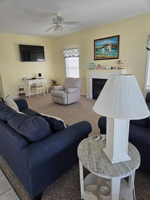 Televisión y reproductor de DVD 