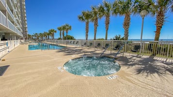 Indoor pool, outdoor pool