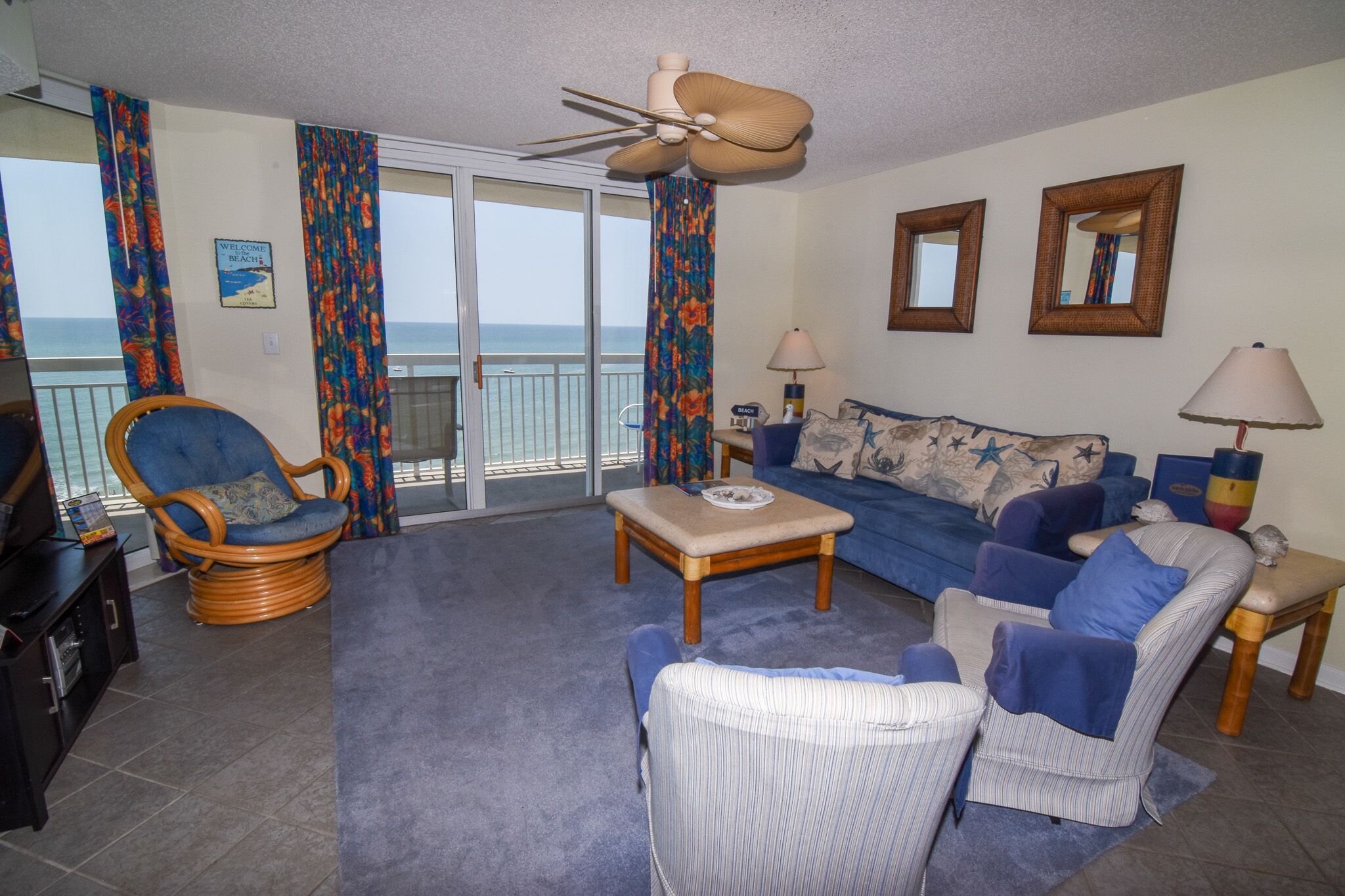 Great area of beach! 2 Bedroom 2 Bath Oceanfront condo. Lots of amenities!