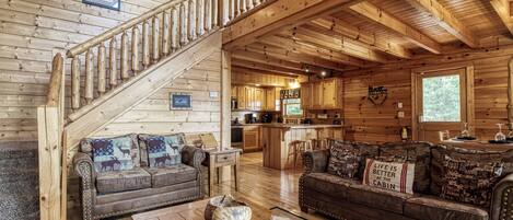 TV, fireplace, video games, table football