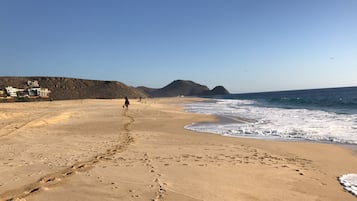 沙滩椅、沙滩毛巾