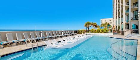 Indoor pool, a heated pool