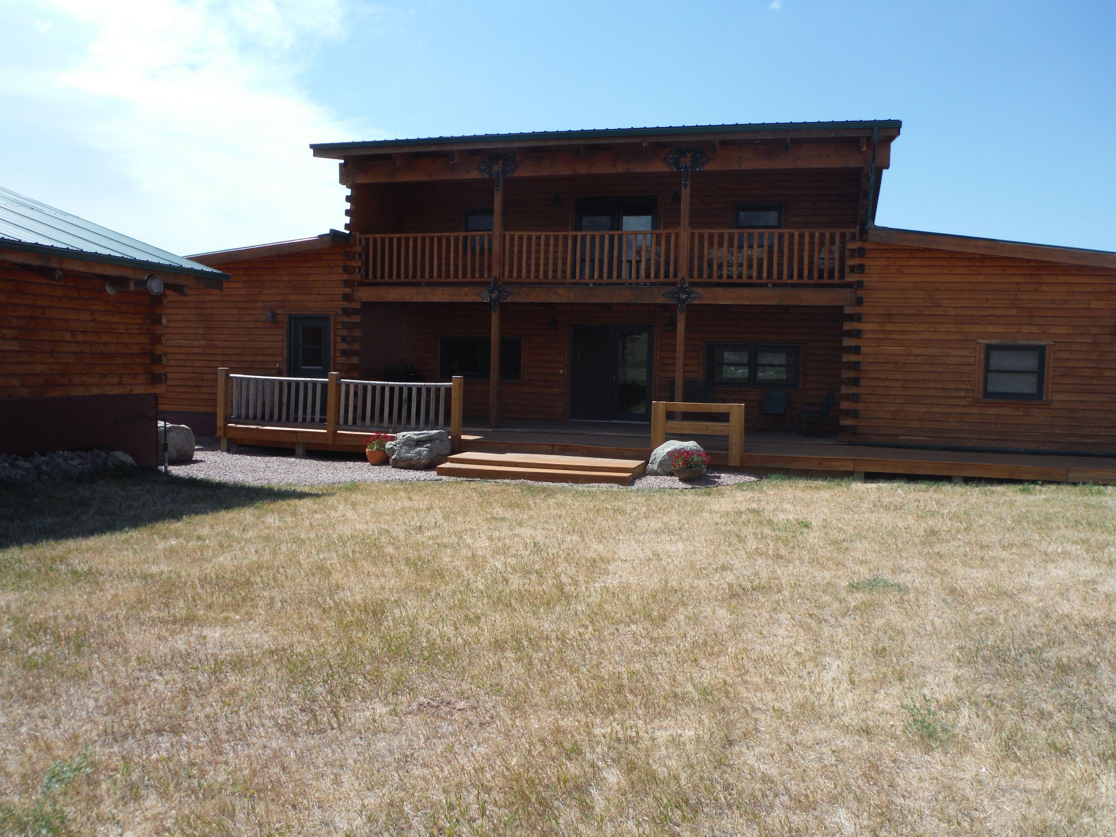 Spacious Log Home in Whitewood, SD available year around.