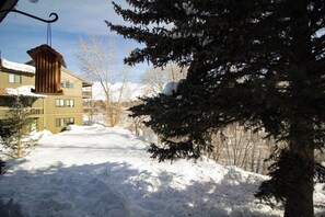 Experience breathtaking views of the snow-covered landscape from the hotel's spacious balconies.