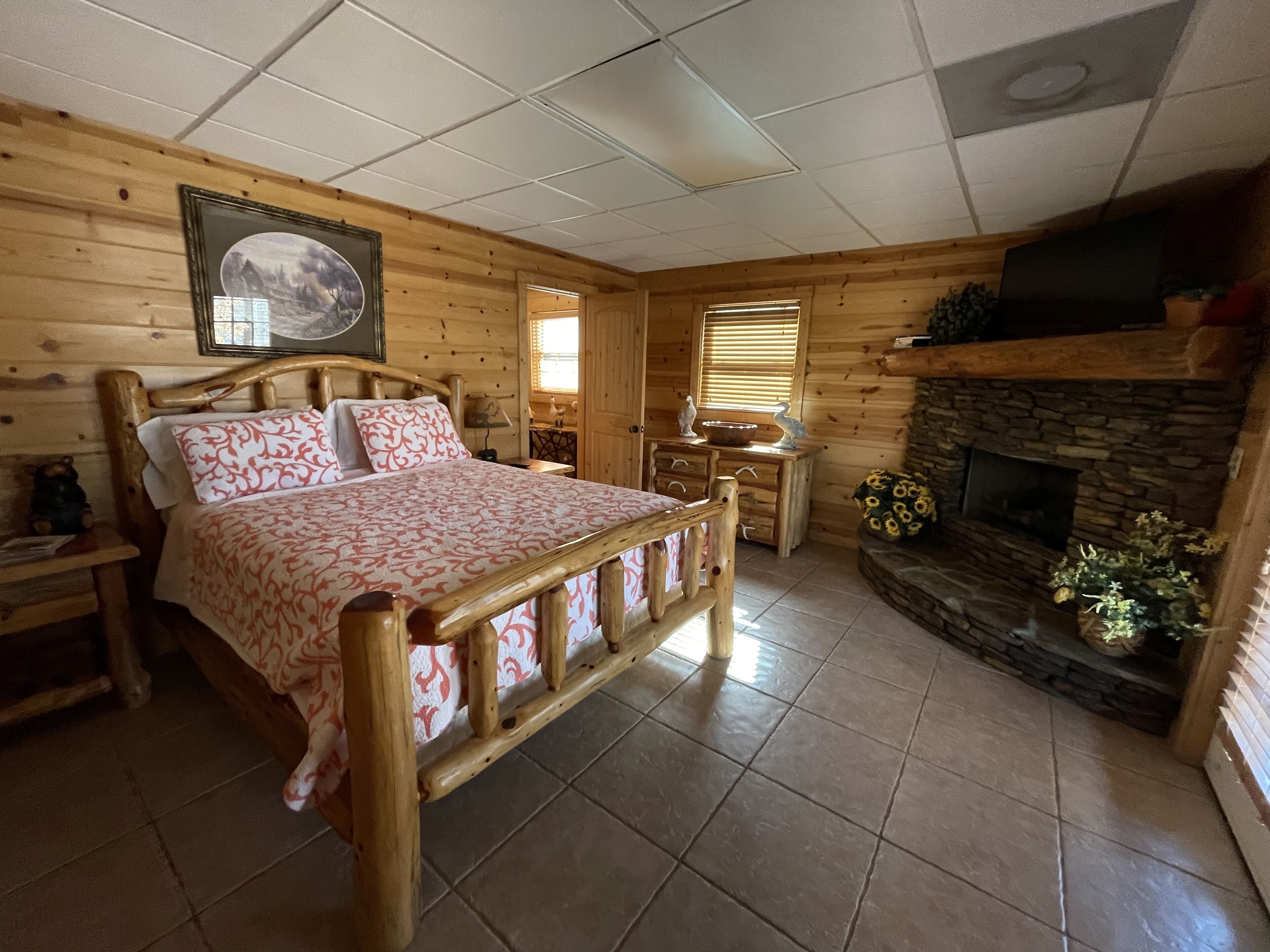 Ms Natalie Cabin on the Lake with Water Trampoline