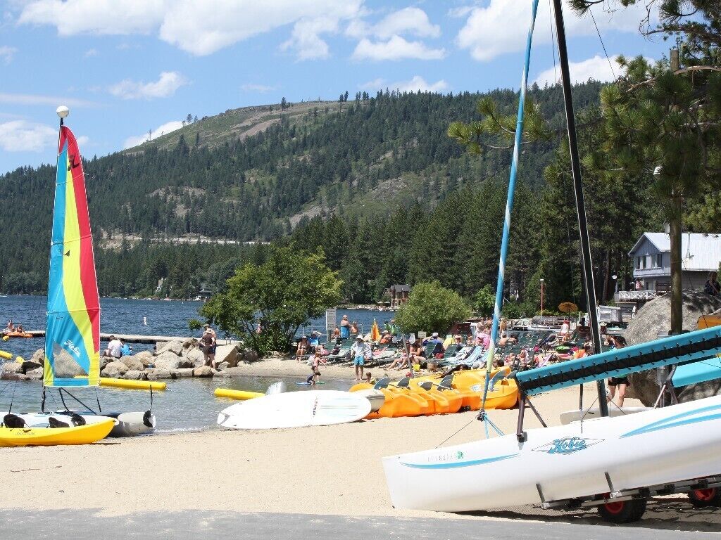 Tahoe Donner Beach Club and Marina.