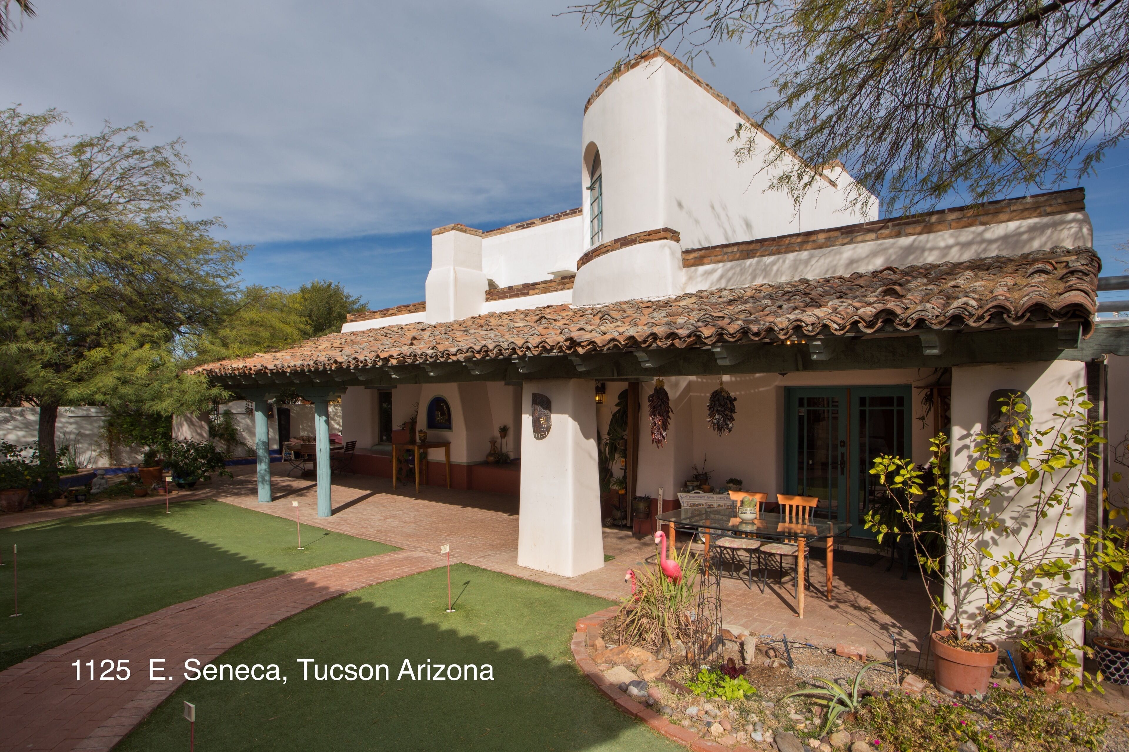 Fabulous Spanish hacienda in convenient downtown location.