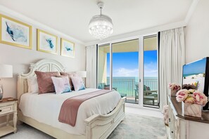 4 bedrooms, iron/ironing board, free WiFi, bed sheets - Dreamy and Exquisite! Aqua 1603 w/ 2 Oceanfront Suites/Sleeps 8/ Beach Chairs (Panama City Beach)