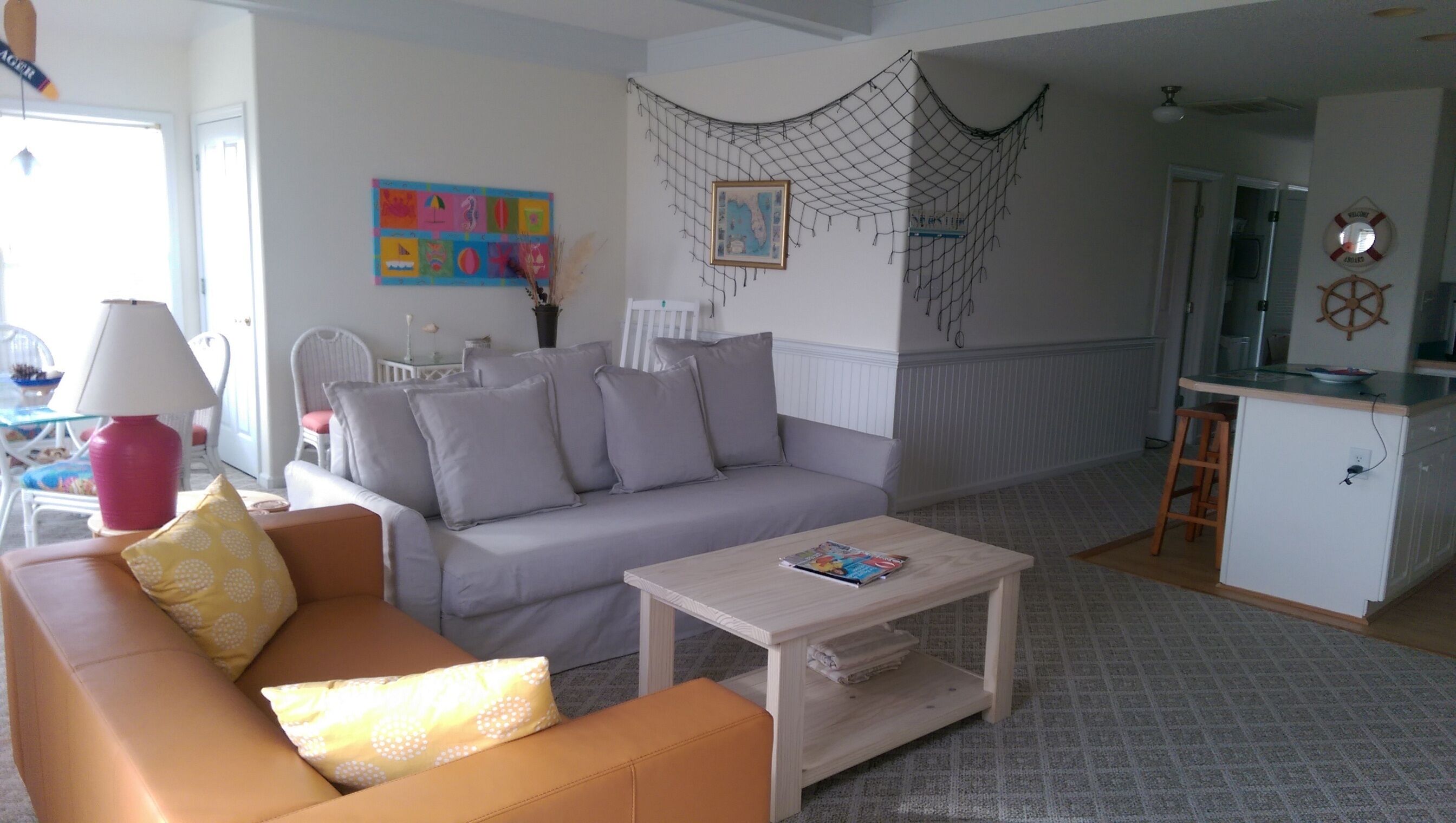 Sunny, ocean view, open weeks