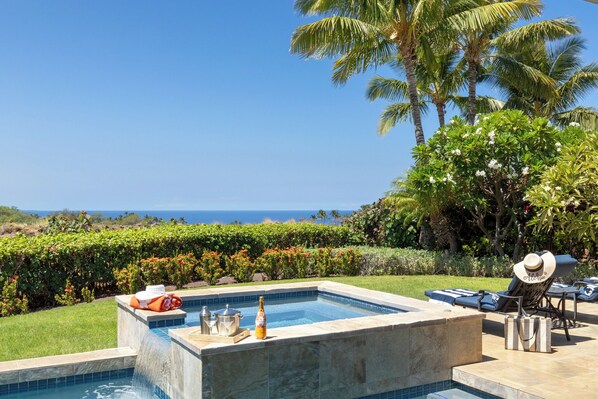 A waterfall pool