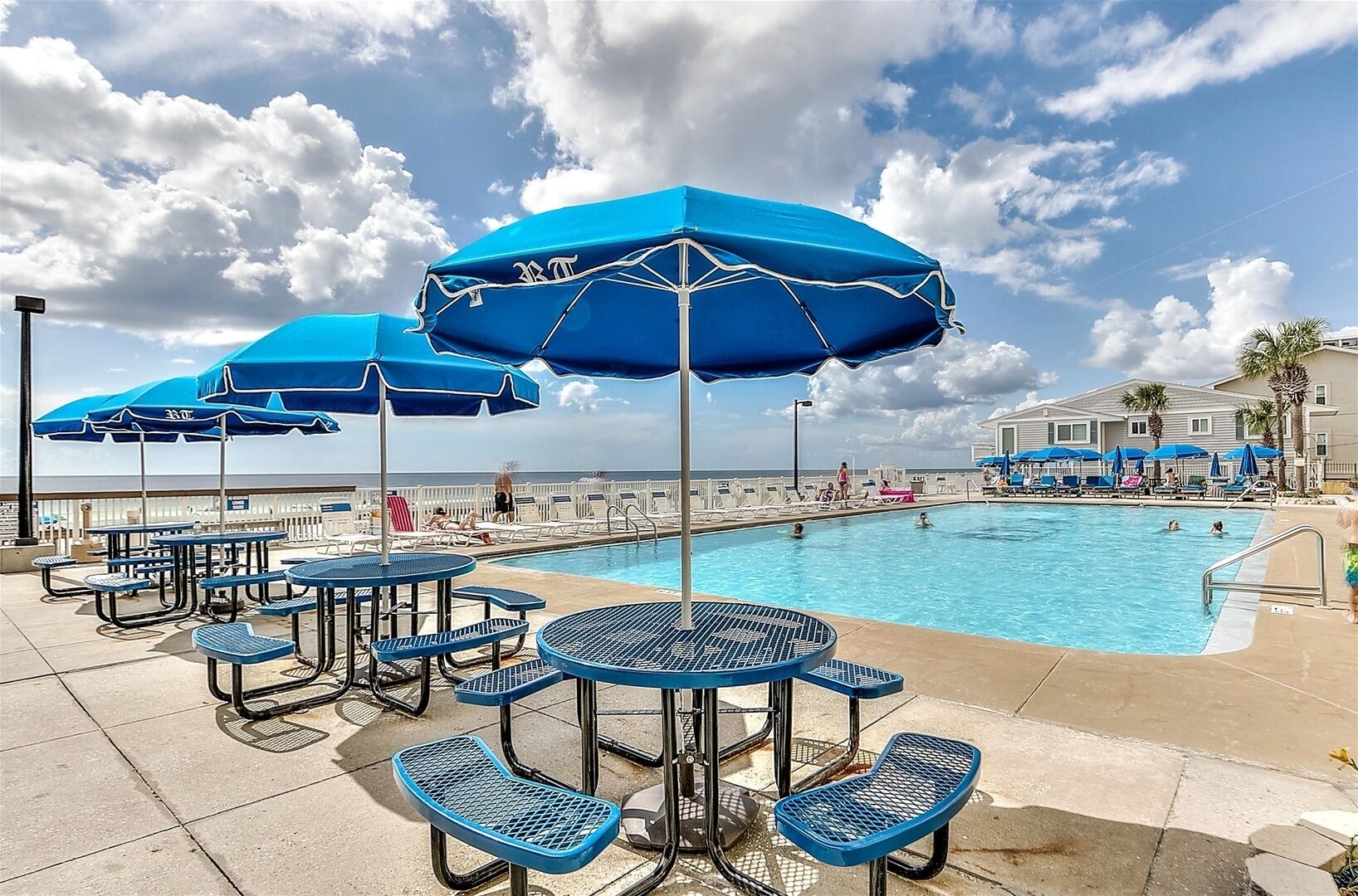 Una piscina riscaldata