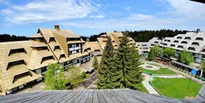 Studio Comfort - 1 queensize-säng med bäddsoffa - utsikt mot bergen | Utsikt från rummet