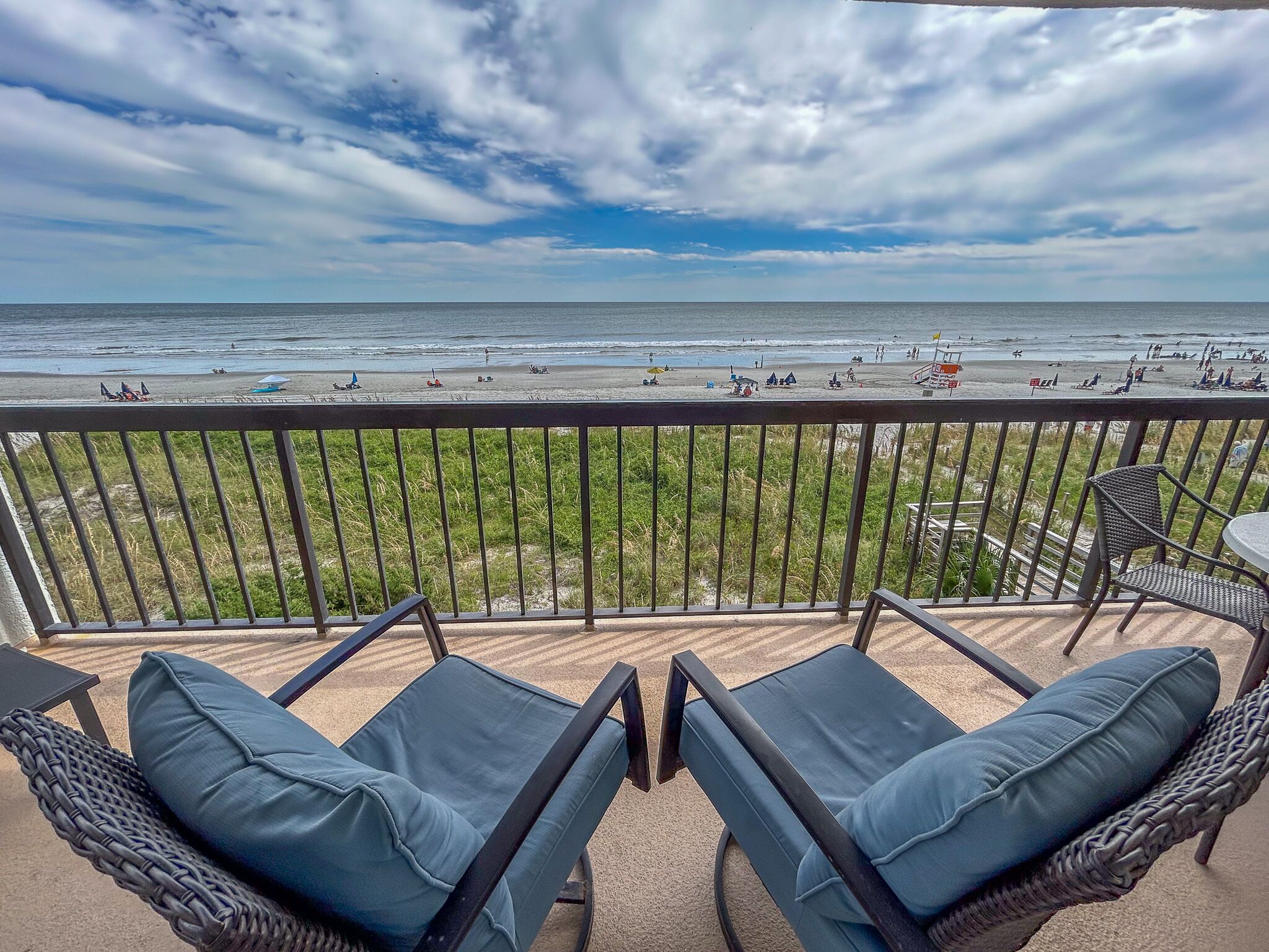OCEANFRONT 3 Bedroom 3 Bath. Outdoor pool. Great view of the ocean from the oceanfront balcony.