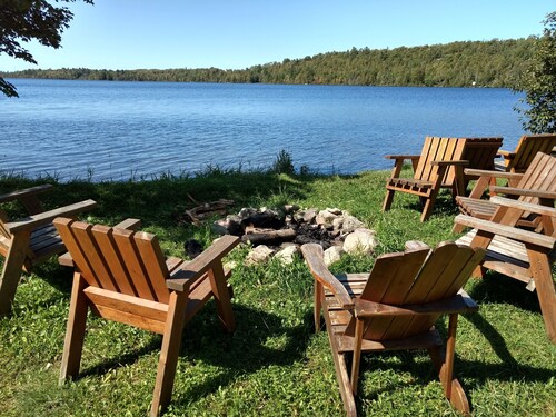 Eagle Yurt at Wilderness Wind, Ely, MN with 3 bedrooms and full kitchen
