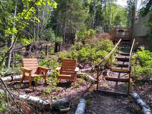 Property grounds - Eagle Yurt at Wilderness Wind, Ely, MN with 3 bedrooms and full kitchen (Ely)