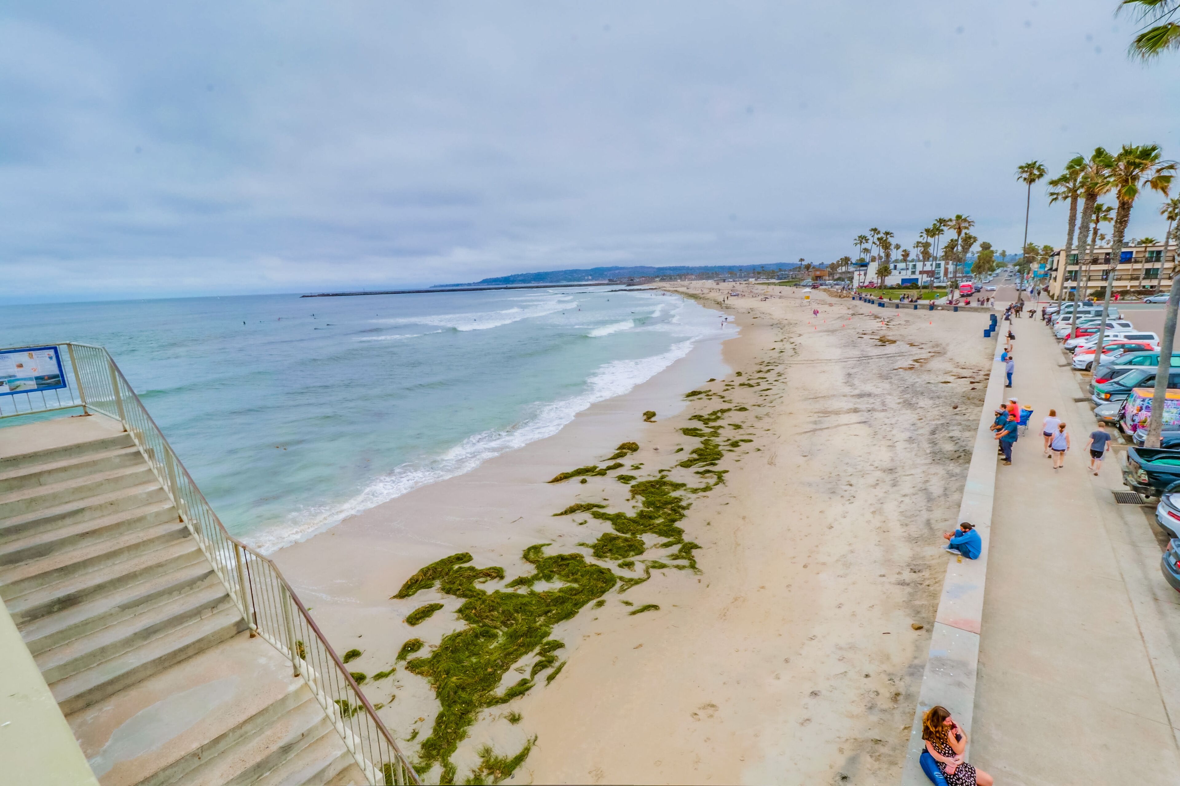 Sun-loungers, beach towels