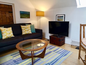 TV, books, stereo