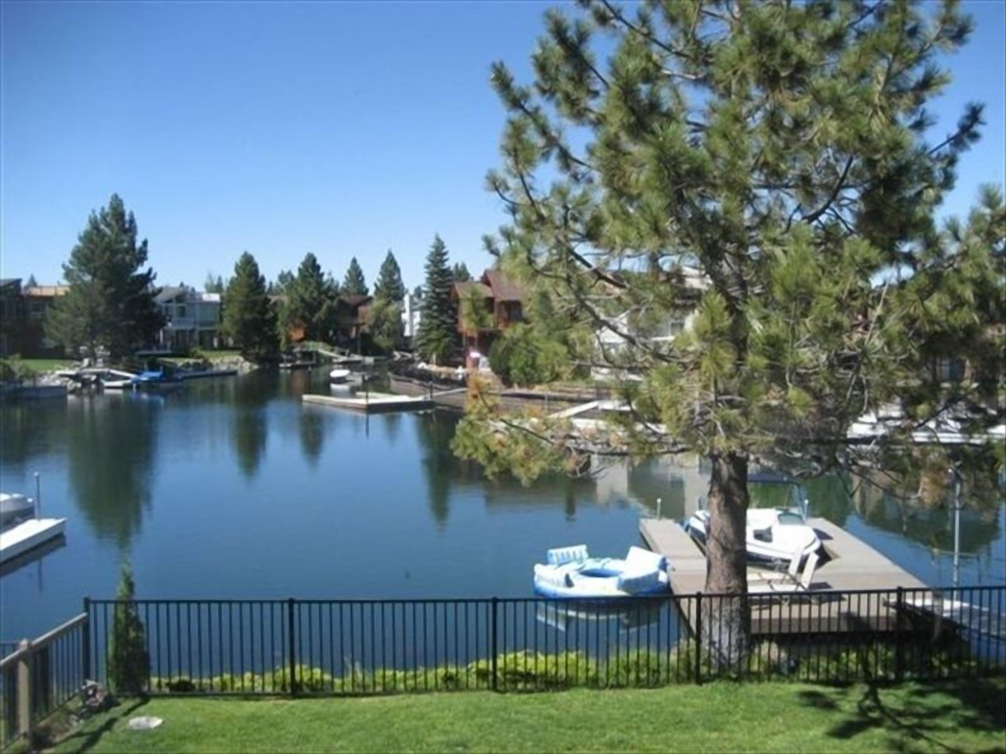 Spacious Tahoe Keys Waterfront Home with 3 Boat Dock, Hot Tub and Amazing View