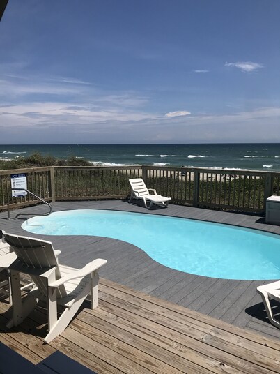 Affordable Oceanfront w/ Private Pool!