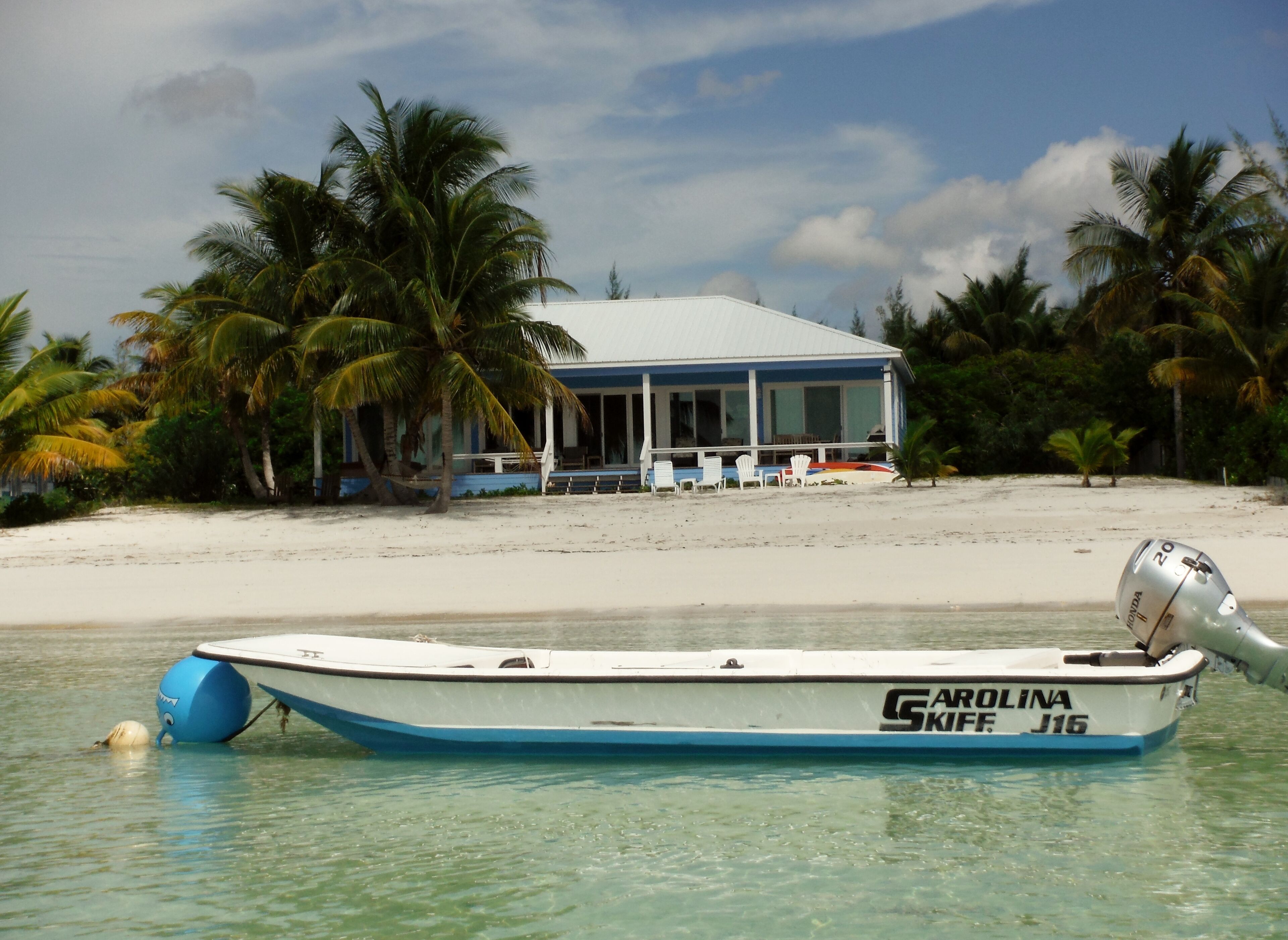 Camp David viewed from the water - just steps from your deck - your boat awaits.