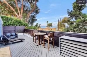 Outdoor dining - Villa Laguna -- ocean views, walkable, and new (Laguna Beach)