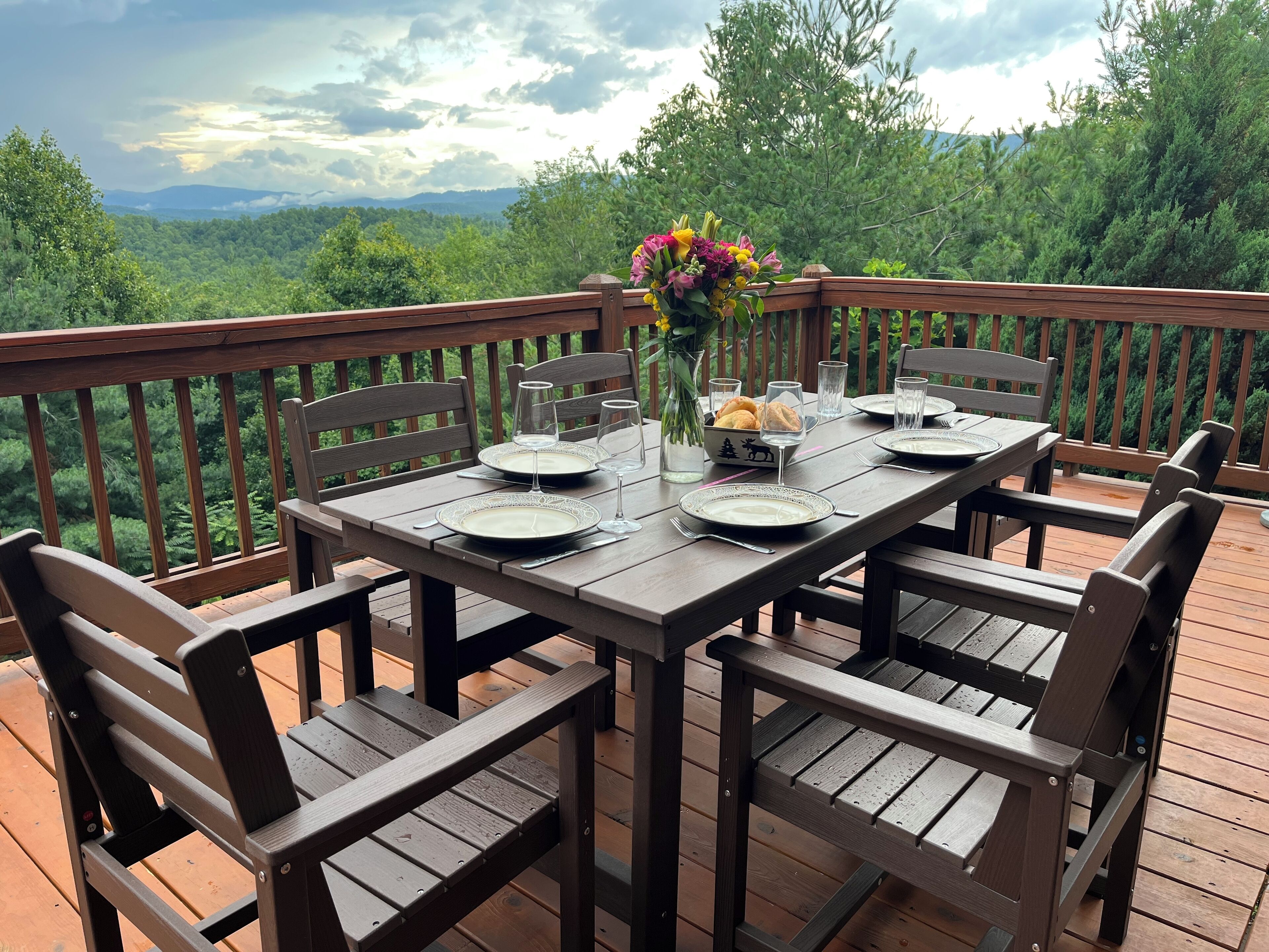 Opções para refeição ao ar livre