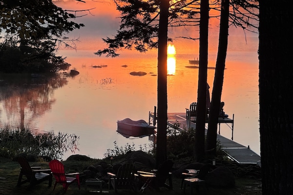Sunrise in Maine.