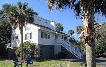 Front/side view of house.