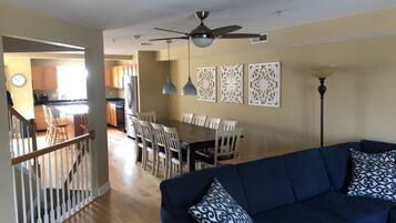 TV, fireplace, DVD player, stereo