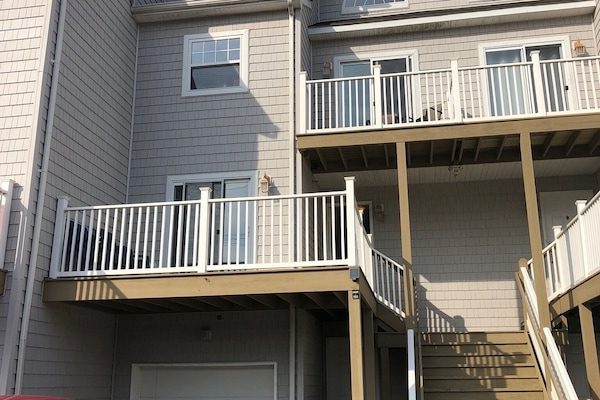 Front of the 4 story condo.