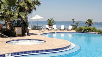 Indoor pool, outdoor pool