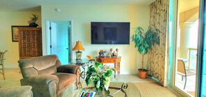 Smart TV, DVD player, video library