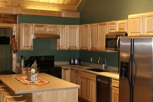 Our new updated kitchen, and flooring.